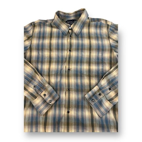 Hurley Y2K Snap Button Top Size Large - Picture 4 of 7